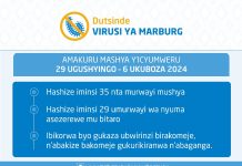 Marburg: Iminsi 35 irashize nta bwandu bushya bubonetse